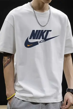 官方正品奥特莱斯2024夏季新款男女运动大码短袖t恤情侣纯棉上衣图片