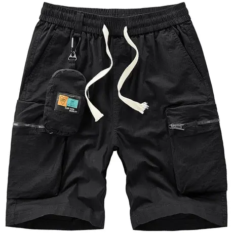 VIP机能工装短裤男夏季2023新款宽松直筒休闲五分裤薄款中裤潮牌图片