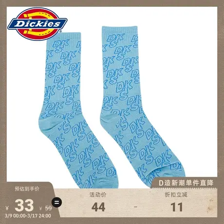 Dickies 春夏工装logo提花袜图片