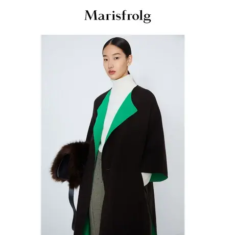 【奥莱清仓保暖季特价 】玛丝菲尔毛呢外套商品大图