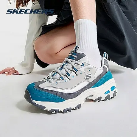 Skechers斯凯奇熊猫鞋女鞋休闲鞋秋季新款运动鞋星球熊厚底老爹鞋商品大图