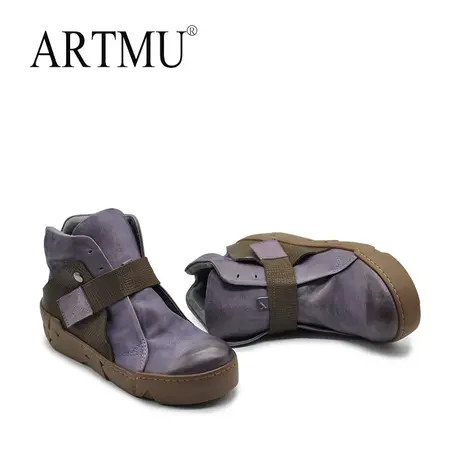 Artmu阿木原创复古厚底靴子女2023新款短靴春秋单靴欧货爆款靴子商品大图