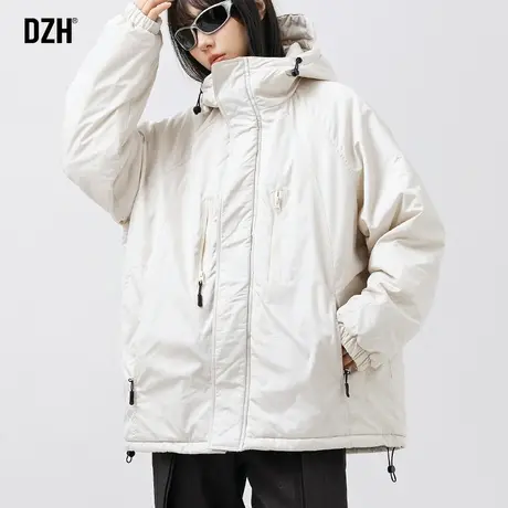 男士美式高街棉服男款潮牌棉袄男冬季加厚情侣装外套痞帅棉衣男装商品大图