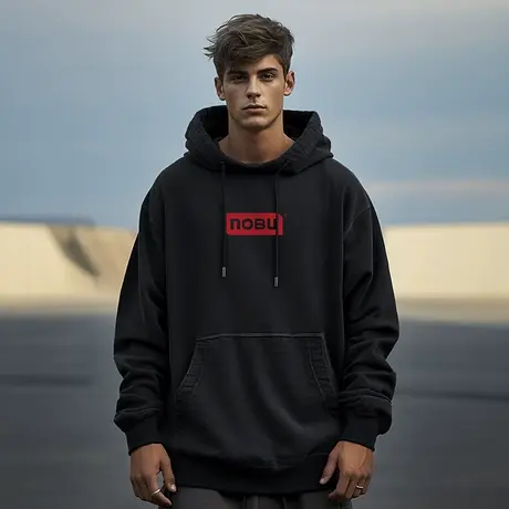 美式字母复古嘻哈大码卫衣男装纯棉重磅做旧高街外套加绒加厚春秋商品大图