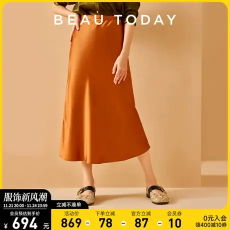 BeauToday法式复古玛丽珍女鞋2024新款真皮小皮鞋圆头浅口单鞋女商品大图