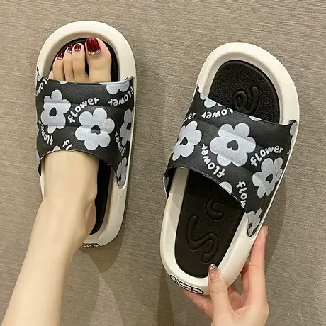 2024新款室内居家拖鞋女外穿高级感洗澡防滑凉拖鞋夏季时尚沙滩鞋商品大图