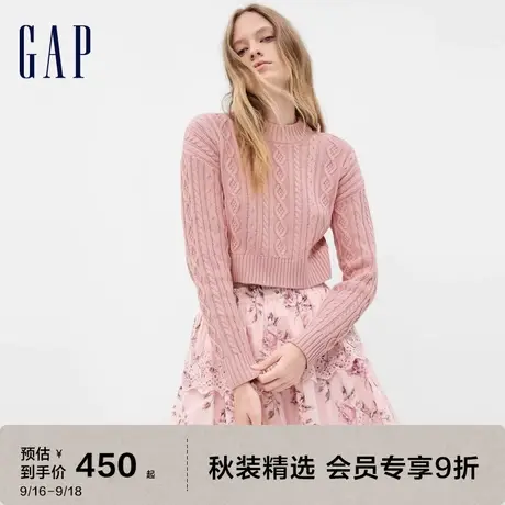 【LOVE SHACK FANCY】Gap女装秋季2023新款毛衣793356休闲针织衫图片