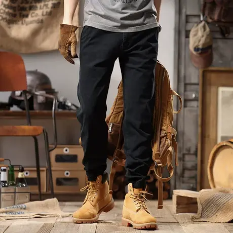 Modi Nick/摩帝尼克时尚潮流百搭男士工装裤宽松潮流休闲裤时尚商品大图