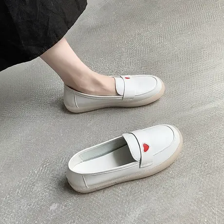 医护工作鞋女护士鞋软底透气不累脚2023年春夏季平底可爱舒适防滑商品大图