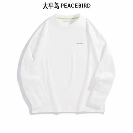 太平鸟男装长袖印花时尚T恤新款上衣tB2CPE2A09商品大图