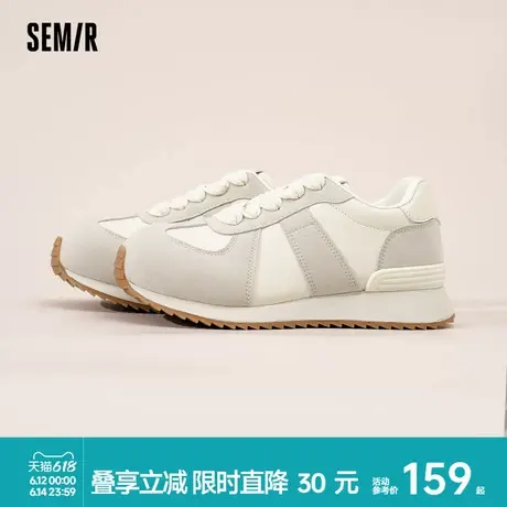 Semir女鞋德训鞋2025春夏新款丑萌大头软底阿甘鞋女休闲运动鞋子商品大图