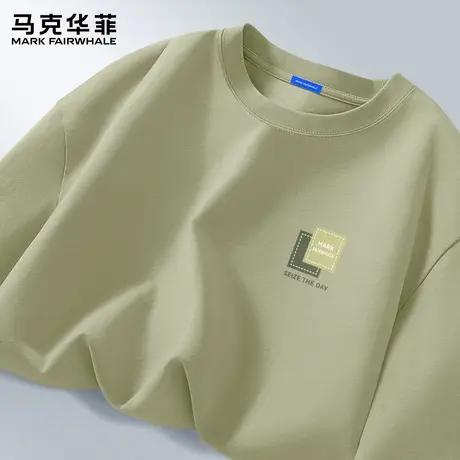 马克华菲运动长袖t恤男2025新款纯棉圆领男士打底衫秋季男生上衣X商品大图