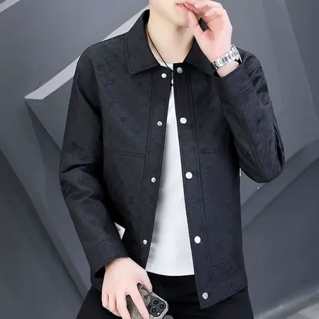 春秋季学生新款潮牌夹克男士高级感休闲帅气外套韩版潮流网红春装商品大图