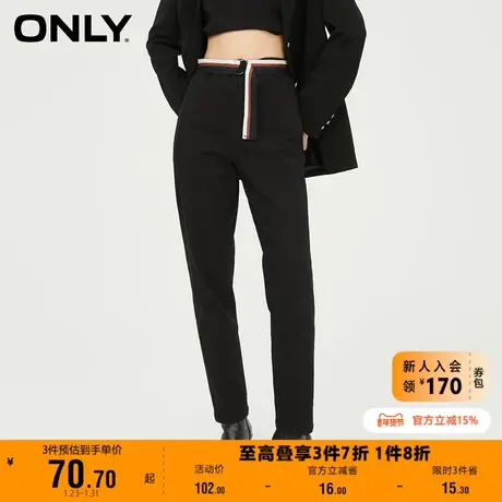 ONLY奥莱夏季直筒简约显瘦西装裤百搭休闲裤女商品大图