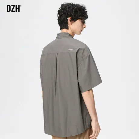 男士短袖衬衫男夏季潮牌休闲宽松半袖衬衣痞帅男生夏天衣服薄寸衫商品大图
