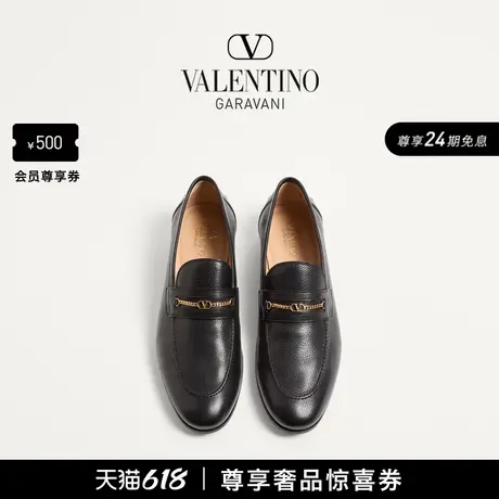 [24期免息]华伦天奴VALENTINO男士 VLOGO SIGNATURE 乐福鞋商品大图