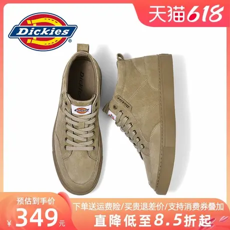 Dickies男鞋夏季2025新款高帮鞋男板鞋韩版男士运动休闲鞋子潮鞋商品大图