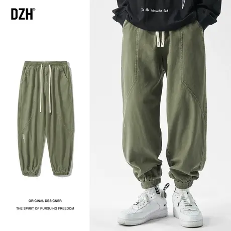 男士休闲裤男束脚裤子男款春秋季潮流宽松休闲长裤秋款2023年新款商品大图