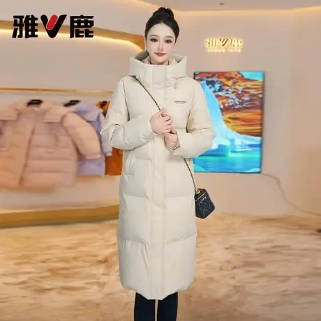 【反季清仓】雅鹿官方旗舰店中长款羽绒服女款2025同款爆款外套女商品大图