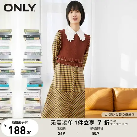 ONLY奥莱夏季娃娃领针织套装连衣裙女图片