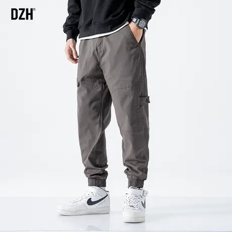 男士工装裤男春秋束脚宽松休闲裤子男款美式高街2024新款男裤百搭商品大图