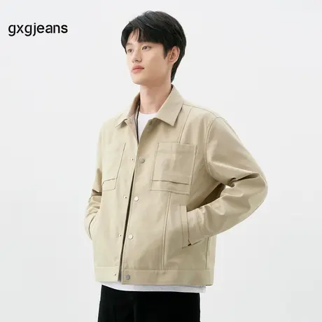 gxg.jeans男装2023年冬季新款翻领夹克JFD12100031图片