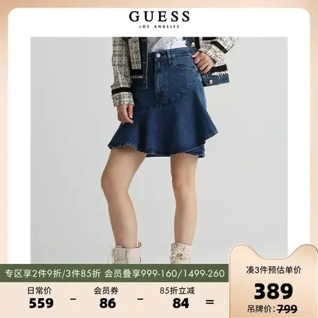 GUESS女士包臀鱼尾裙-W2BD62D4NHA图片