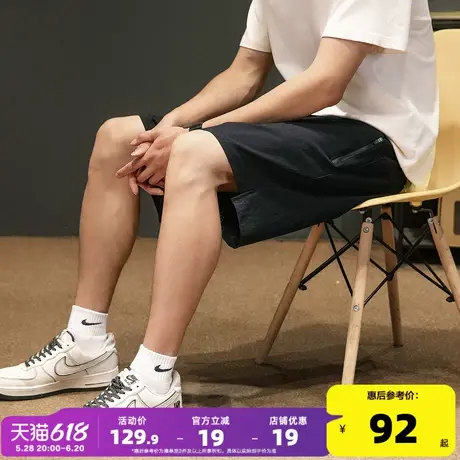 唐狮2025夏季新款休闲短裤男潮牌宽松五分工装裤透气直筒薄款男生商品大图