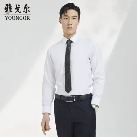 雅戈尔官方奥莱 商务休闲秋新款长袖衬衫商品大图