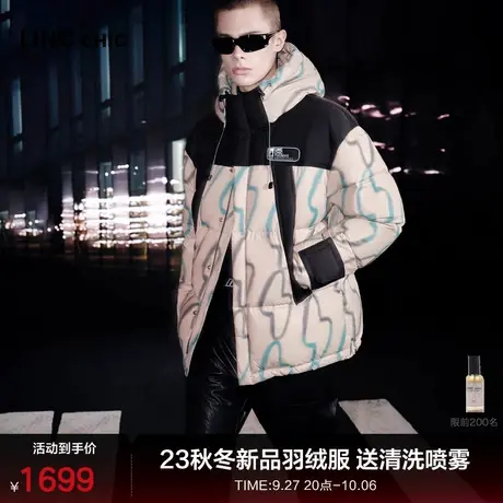 LINCCHIC金羽杰面包羽绒服男女23秋冬新品无性别连帽短款3261Y图片