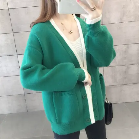 毛衣2024年新款女装春秋季春款春装女士针织开衫宽松百搭外穿爆款图片