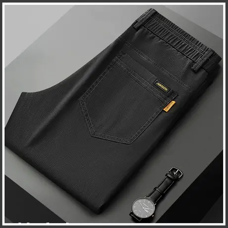 夏季免烫易打理西裤男士2024冰丝新款西装超薄款透气休闲裤男裤子商品大图