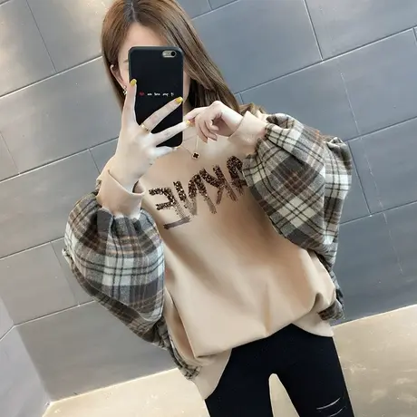 卫衣2023年新款女装韩版秋冬季秋款秋装宽松女士加厚上衣外套爆款商品大图