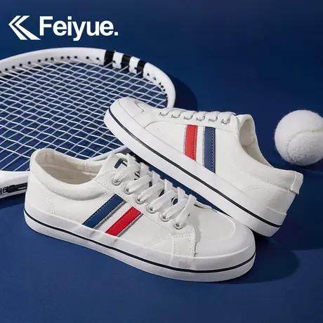 feiyue/飞跃时尚百搭休闲鞋女秋季低帮拼接撞色街拍透气板鞋230图片