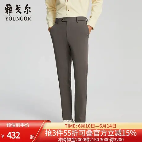 【商场同款】雅戈尔男士长裤秋冬新款官方商务休闲上班穿长裤男商品大图