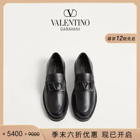 [季末优惠]华伦天奴VALENTINO男士 VLOGO SIGNATURE 乐福鞋商品大图