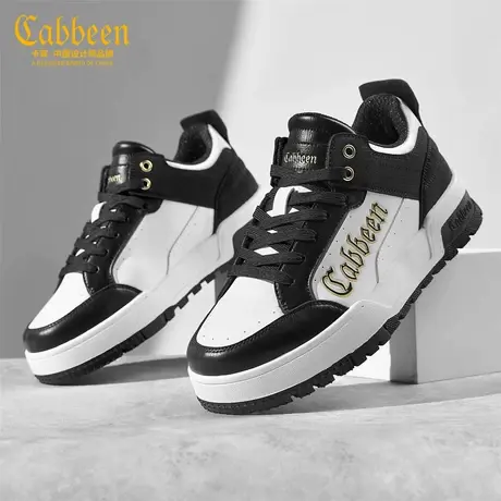 Cabbeen/卡宾男鞋秋季新款厚底舒适潮流韩版运动鞋男士休闲板鞋商品大图