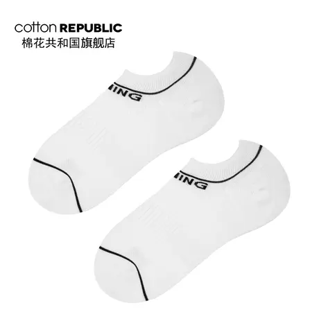 Cotton Republic/棉花共和国女士船袜棉质捆条提花袜学院风少女袜图片