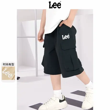 Lee童装男童短裤夏季中大童夏季时尚帅气工装裤儿童潮酷五分裤薄图片