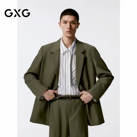 GXG男装  含羊毛商务西装男易打理西装 24年秋G24X013003商品大图