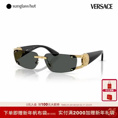 【2025秋冬新品】VERSACE太阳镜男款墨镜长方形眼镜0VE2291图片