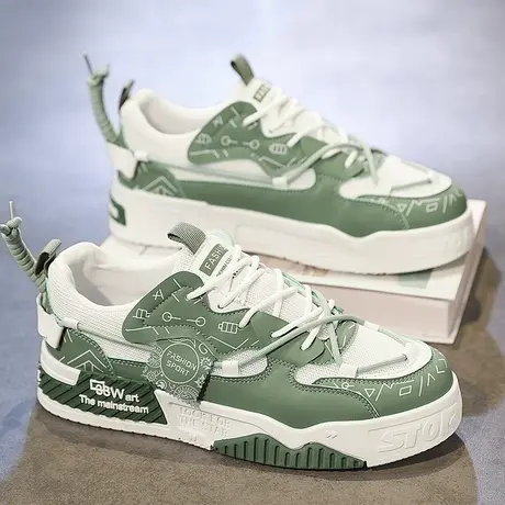 男鞋春夏季小众原创青少年休闲运动学生韩版百搭莆田板鞋2024新款商品大图