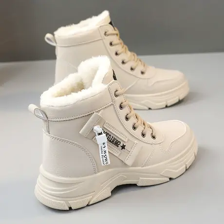 厚底马丁靴女2024新款春季英伦风短靴复古户外靴子女网红爆款图片