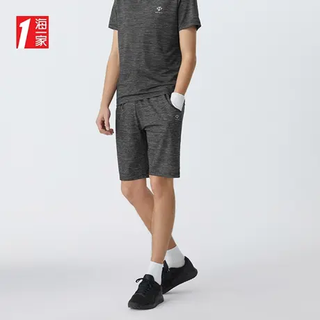 海一家运动活力五分裤宽松舒适透气时尚休闲中裤男商品大图