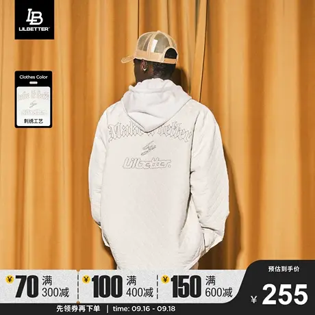 Lilbetter菱形格外套男2023新款上衣秋冬衣服工装棒球服刺绣夹克商品大图