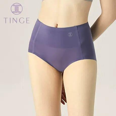TINGE收腹裤收小肚子冰丝无痕大码内裤女纯棉抗菌裆蕾丝高腰提臀图片