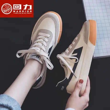 回力女鞋帆布鞋女2023春季新款小脏橘小白鞋女潮流百搭低帮板鞋子图片