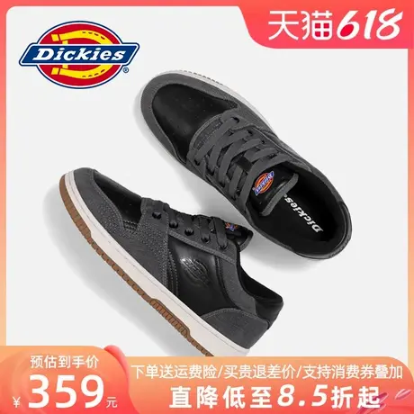 Dickies男鞋夏季2025新款潮鞋春夏真皮低帮男士运动休闲鞋子板鞋商品大图