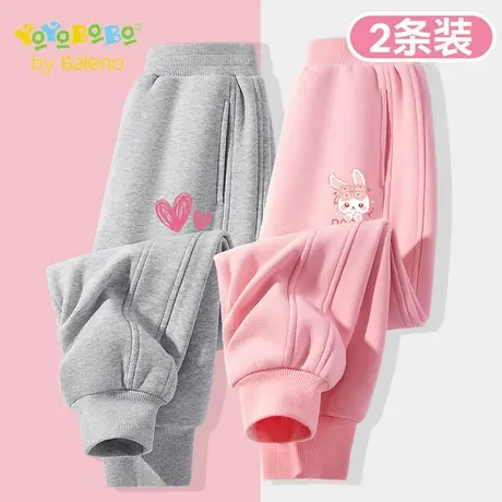 班尼路童装YBB系列女童休闲裤秋季新款女孩运动裤儿童春秋校服裤商品大图
