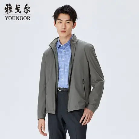 雅戈尔奥莱 商场同款男士单夹克秋冬新款官方商务休闲夹克外套男图片